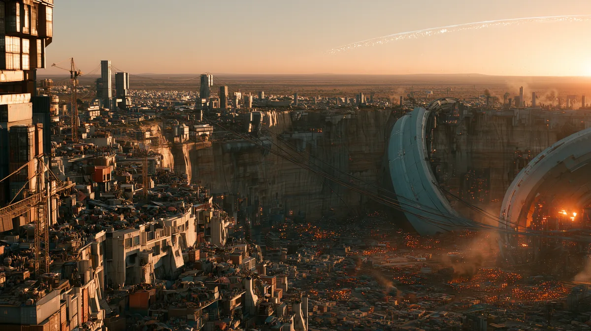 Nadir, the crater city