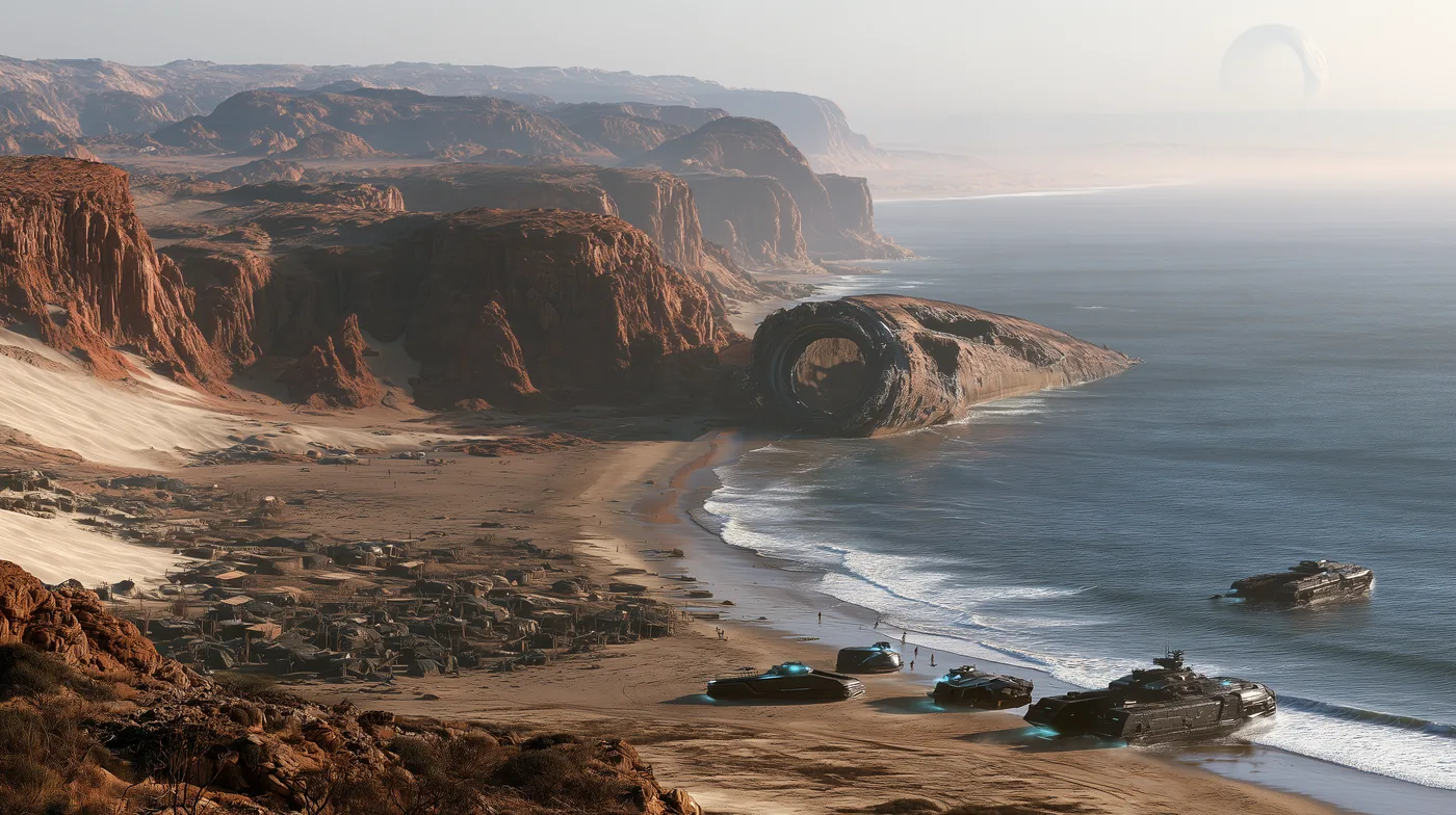 The Kolwe Basin coast